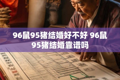 96鼠95猪结婚好不好 96鼠95猪结婚靠谱吗