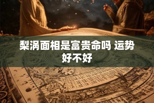 梨涡面相是富贵命吗 运势好不好
