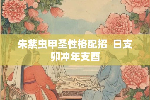 朱紫虫甲圣性格配招  日支卯冲年支酉