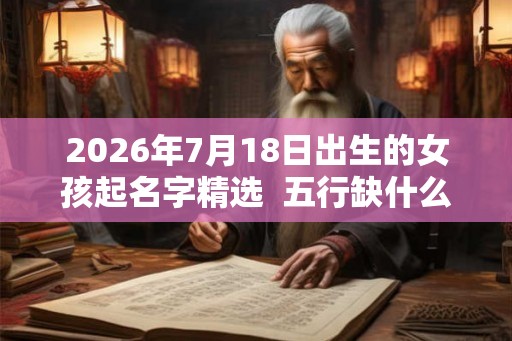 2026年7月18日出生的女孩起名字精选  五行缺什么