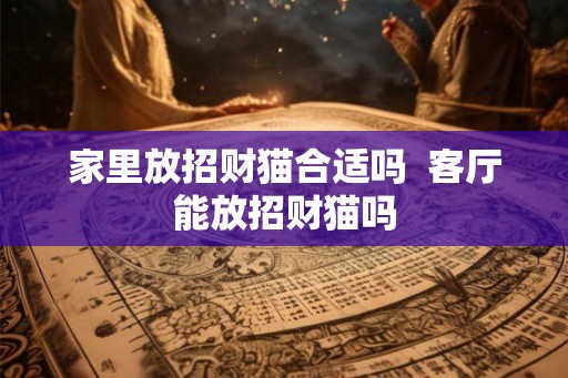 家里放招财猫合适吗  客厅能放招财猫吗