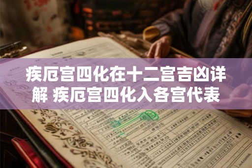 疾厄宫四化在十二宫吉凶详解 疾厄宫四化入各宫代表什么