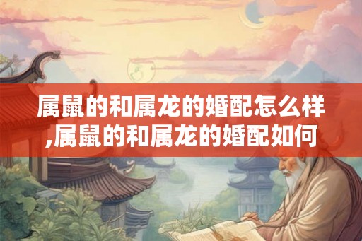 属鼠的和属龙的婚配怎么样,属鼠的和属龙的婚配如何? 属鼠的和属龙的婚配怎么样,属鼠的和属龙的婚配如何?