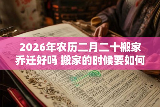 2026年农历二月二十搬家乔迁好吗 搬家的时候要如何净宅 2026年农历二月二十搬家乔迁好吗 搬家的时候要如何净宅