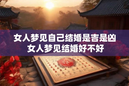 女人梦见自己结婚是吉是凶 女人梦见结婚好不好