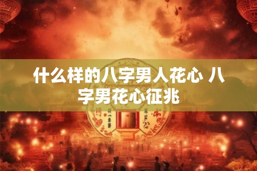 什么样的八字男人花心 八字男花心征兆