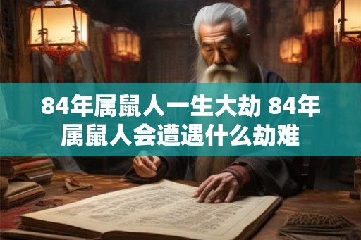 84年属鼠人一生大劫 84年属鼠人会遭遇什么劫难
