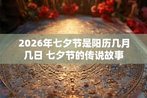 2026年七夕节是阳历几月几日 七夕节的传说故事