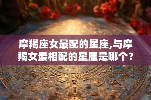 摩羯座女最配的星座,与摩羯女最相配的星座是哪个？