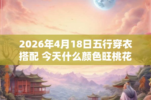 2026年4月18日五行穿衣搭配 今天什么颜色旺桃花