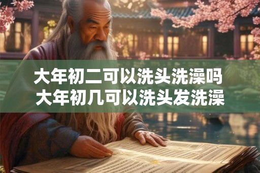 大年初二可以洗头洗澡吗 大年初几可以洗头发洗澡 大年初二可以洗头洗澡吗 大年初几可以洗头发洗澡