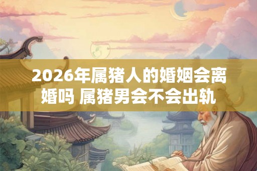 2026年属猪人的婚姻会离婚吗 属猪男会不会出轨