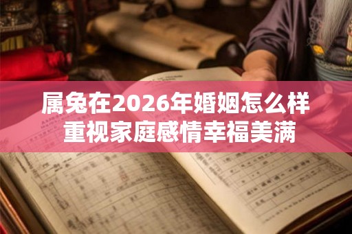 属兔在2026年婚姻怎么样 重视家庭感情幸福美满