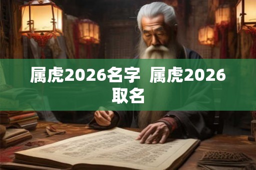 属虎2026名字  属虎2026取名