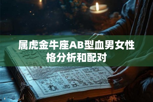 属虎金牛座AB型血男女性格分析和配对