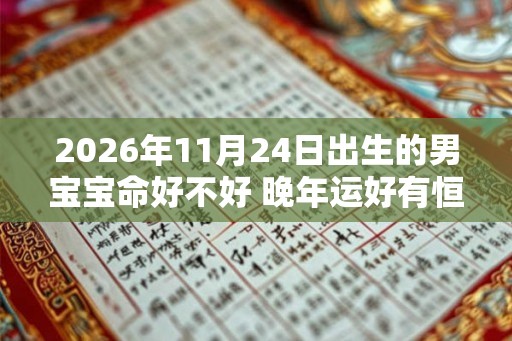 2026年11月24日出生的男宝宝命好不好 晚年运好有恒心