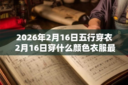 2026年2月16日五行穿衣 2月16日穿什么颜色衣服最旺运