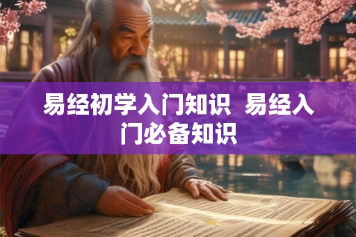 易经初学入门知识  易经入门必备知识