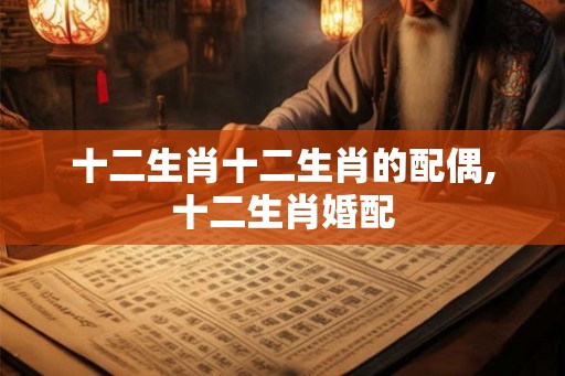 十二生肖十二生肖的配偶,十二生肖婚配