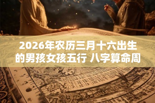 2026年农历三月十六出生的男孩女孩五行 八字算命周易起名