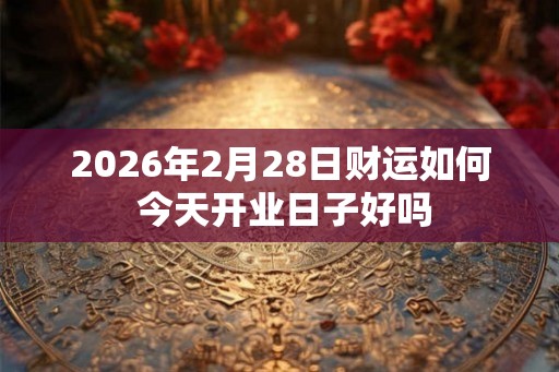 2026年2月28日财运如何 今天开业日子好吗