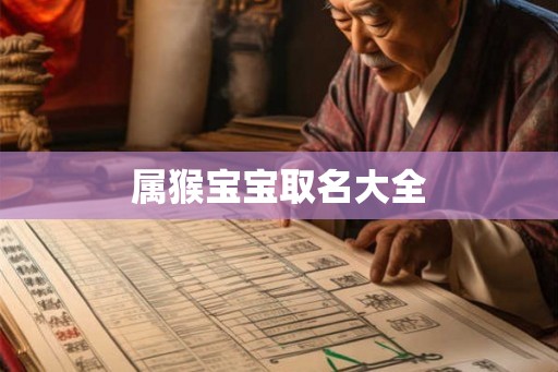 属猴宝宝取名大全