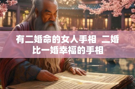 有二婚命的女人手相  二婚比一婚幸福的手相