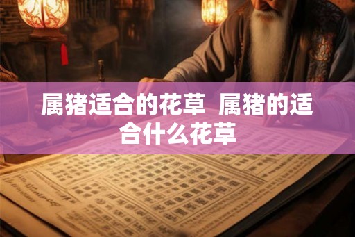 属猪适合的花草  属猪的适合什么花草
