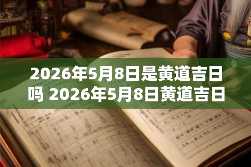 2026年5月8日是黄道吉日吗 2026年5月8日黄道吉日