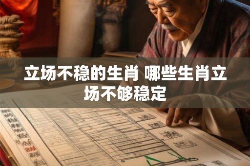 立场不稳的生肖 哪些生肖立场不够稳定