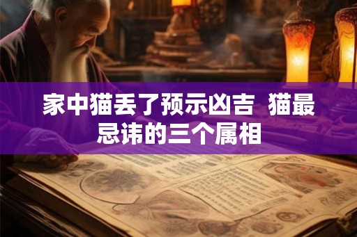 家中猫丢了预示凶吉 猫最忌讳的三个属相 家中猫丢了预示凶吉 猫最忌讳的三个属相