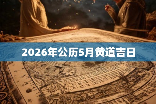 2026年公历5月黄道吉日 2026年公历5月黄道吉日