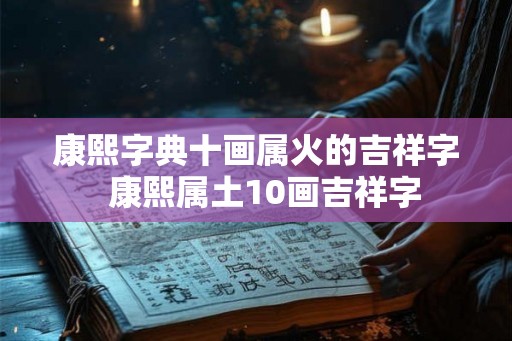 康熙字典十画属火的吉祥字  康熙属土10画吉祥字