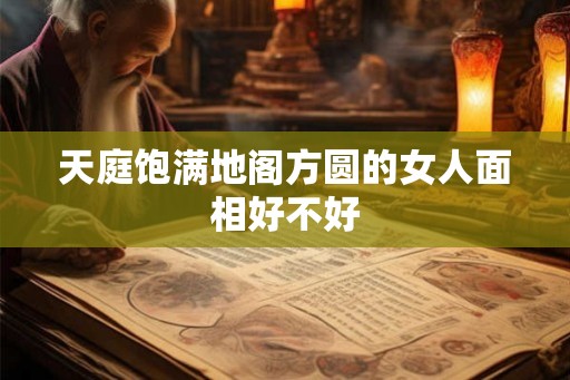 天庭饱满地阁方圆的女人面相好不好