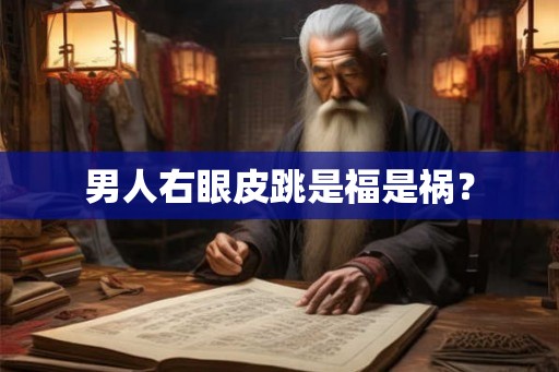 男人右眼皮跳是福是祸？