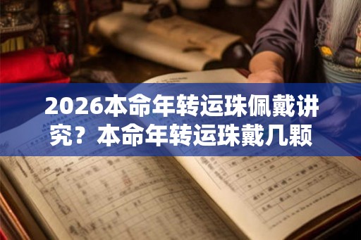 2026本命年转运珠佩戴讲究？本命年转运珠戴几颗