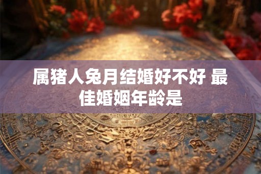 属猪人兔月结婚好不好 最佳婚姻年龄是