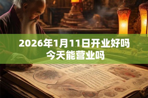 2026年1月11日开业好吗 今天能营业吗