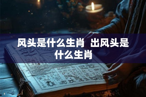 风头是什么生肖 出风头是什么生肖 风头是什么生肖 出风头是什么生肖
