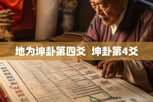 地为坤卦第四爻 坤卦第4爻 地为坤卦第四爻 坤卦第4爻