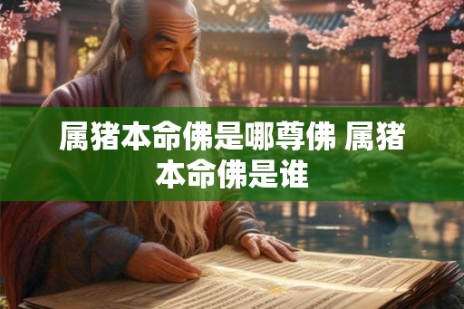属猪本命佛是哪尊佛 属猪本命佛是谁