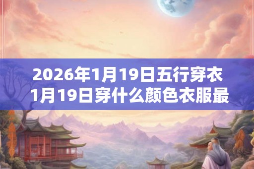 2026年1月19日五行穿衣 1月19日穿什么颜色衣服最旺运 2026年1月19日五行穿衣 1月19日穿什么颜色衣服最旺运