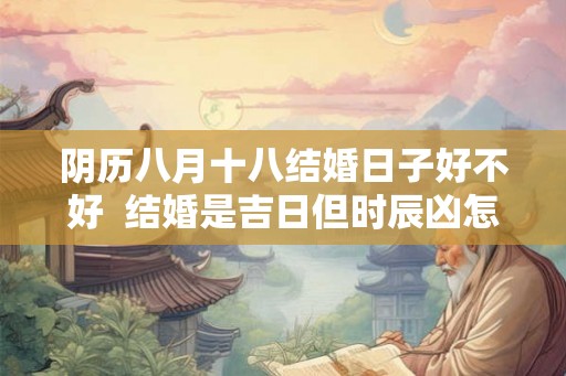 阴历八月十八结婚日子好不好 结婚是吉日但时辰凶怎么办 阴历八月十八结婚日子好不好 结婚是吉日但时辰凶怎么办