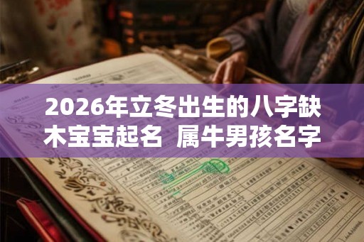 2026年立冬出生的八字缺木宝宝起名  属牛男孩名字