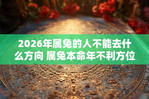 2026年属兔的人不能去什么方向 属兔本命年不利方位