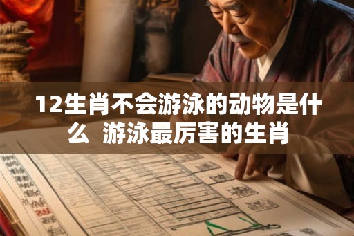 12生肖不会游泳的动物是什么  游泳最厉害的生肖