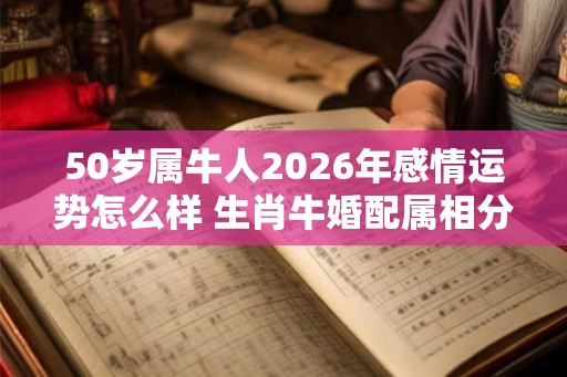 50岁属牛人2026年感情运势怎么样 生肖牛婚配属相分析