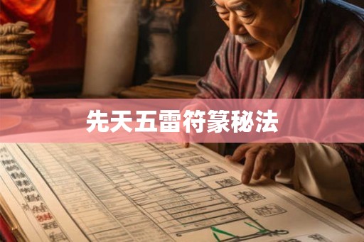 先天五雷符篆秘法 先天五雷符篆秘法