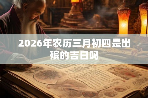 2026年农历三月初四是出殡的吉日吗