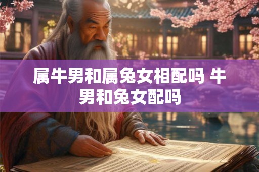 属牛男和属兔女相配吗 牛男和兔女配吗